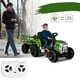 thumbnail image 3 of Costway Tractor para niños de 12 V con remolque, cargador de tierra con control remoto y luces, color verde oscuro, 3 of 3
