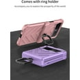 thumbnail image 5 of case for Samsung Z Flip 3 Case with Hinge Protective, Galaxy Z Flip 3 Case with Ring Compatible with Samsung Galaxy Z Flip 3 5G Case, Sweet Pink, 5 of 10
