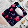thumbnail image 2 of Valentine's Day Printed Square Mouse Pad Desk Mat, Non-Slip Rubber Bottom Gaming Mouse Mat for Office, 8.3x9.8 Inch, 2 of 6