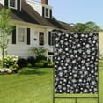 thumbnail image 4 of Black Christmas Snowflake Pattern Fall Garden Flags 28"x40" Double Side,Small Yard Flags for Outside,Outdoor Fall Decor,Autumn Funny Garden Flag Yard Decoration, 4 of 5