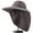 Dark Gray, variant on Cheers US Waterproof Breathable Outdoor Sun Hat for Men with 50+ UPF Safari Cap Wide Brim Fishing Hat with Neck Flap