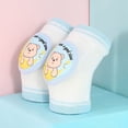 thumbnail image 4 of Almohadillas para gatear para bebés, rodilleras antideslizantes, protectores de rodillas para bebés, calentadores de piernas para niños pequeños, rodilleras de seguridad para caminar (5 uds), 4 of 5