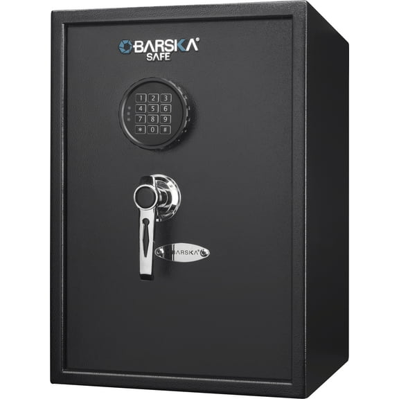 BARSKA Large Digital Keypad Safe, 1.45 cubic ft., Black AX13098