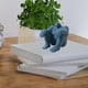 thumbnail image 5 of nórdica estatua cerámica arte abstracto je estatuilla escultura para pequeña sala escritorio decoración colección Azul, 5 of 9
