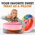 thumbnail image 5 of Cheer Collection Reversible Plush Donut Throw Pillow, 5 of 5