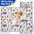 thumbnail image 4 of White Baseball Fun Club Pattern Toddler Nap Mats for Kids Preschool,Sleeping Mat Bag or Kids,Toddler Sleeping Bag,Toddler Nap Mat or Daycare, 4 of 6