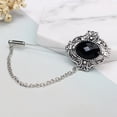 thumbnail image 1 of Vintage Strass Revers Broche Bâton Broche Chaîne Broche mens Cadeaux Partie Bijoux, 1 of 7