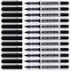 thumbnail image 3 of Liquid Ink Rollerball Pens, 12 Pack 0.5mm Stick Ballpoint Black Gel Pens for Adult Writing Note Taking School & Office Supplies, 3 of 5