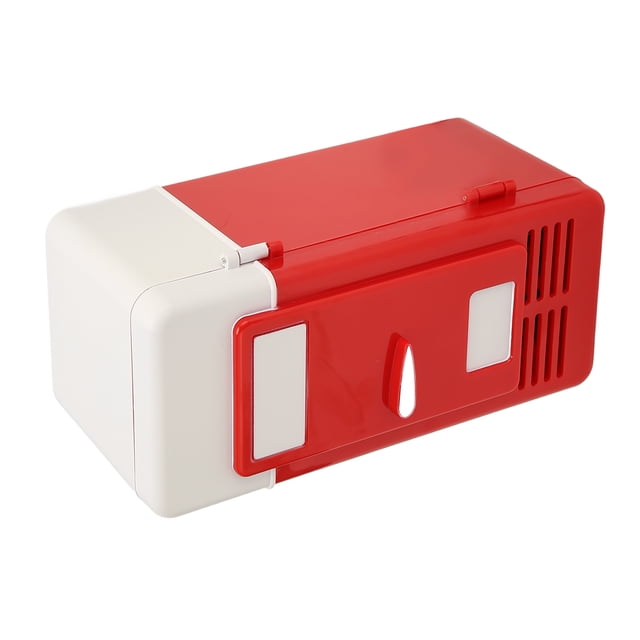 Refrigerador De Una Sola Lata, Refrigerador USB De Bajo Decibelio USB Solo Ahorro De Energía Potencia Fuerte Para El Coche Para La Oficina Para El Hogar