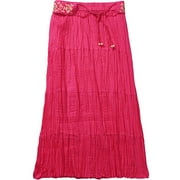 Women's Plus Tiered Crinkle Skirt