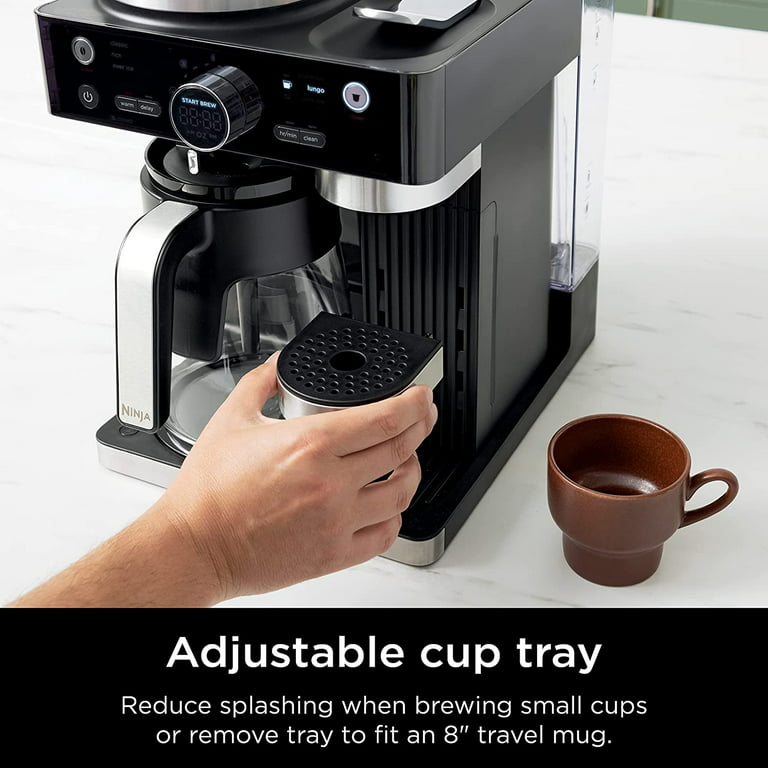 Ninja CFN602 Espresso & Coffee Barista System, Single-Serve Coffee