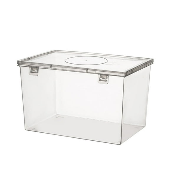 Bread Box Clear,Bread Box Bread Boxes for Kitchen Counter Airtight,Bread Storage Container with Lid, Bread Keeper for Homemade Bread, Toast, Bagel, Donut and Cookies, Airtight Lid Bread Container
