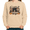 Apricot, variant on Women's BOO Boujee Leopard Bow Graphic Sweatshirt Playful Halloween Autumn Statement Crewneck Pullover