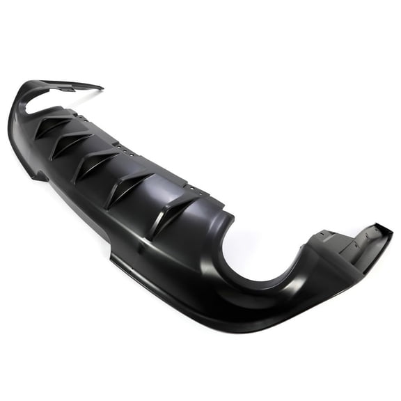 Suitable for Rear Diffuser for 2013-2016 Dodge Dart - Stylish Black Lower Bumper Lip Valance Protector Spoiler Splitter Body Kit, Durable PP Plastic