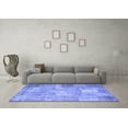 thumbnail image 3 of Ahgly Company Indoor Rectangle Patchwork Blue Transitional Area Rugs, 4' x 6', 3 of 4