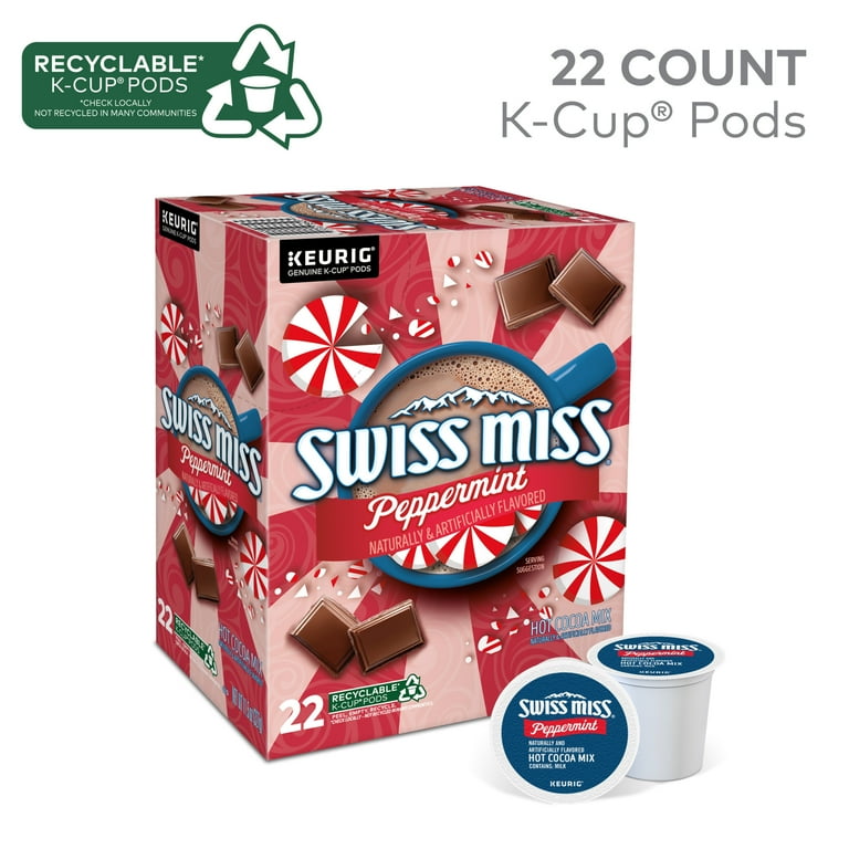 Swiss Miss Peppermint Hot Cocoa - 22 / Box Swiss Miss Peppermint Hot Cocoa - 22 / Box