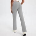 thumbnail image 5 of Women's Fleece Lined Pants Straight Leg Thermal Sweatpants Hiking Yoga Dress Pants Solid Color Soft Slim Leggings S-2XL, 5 of 5