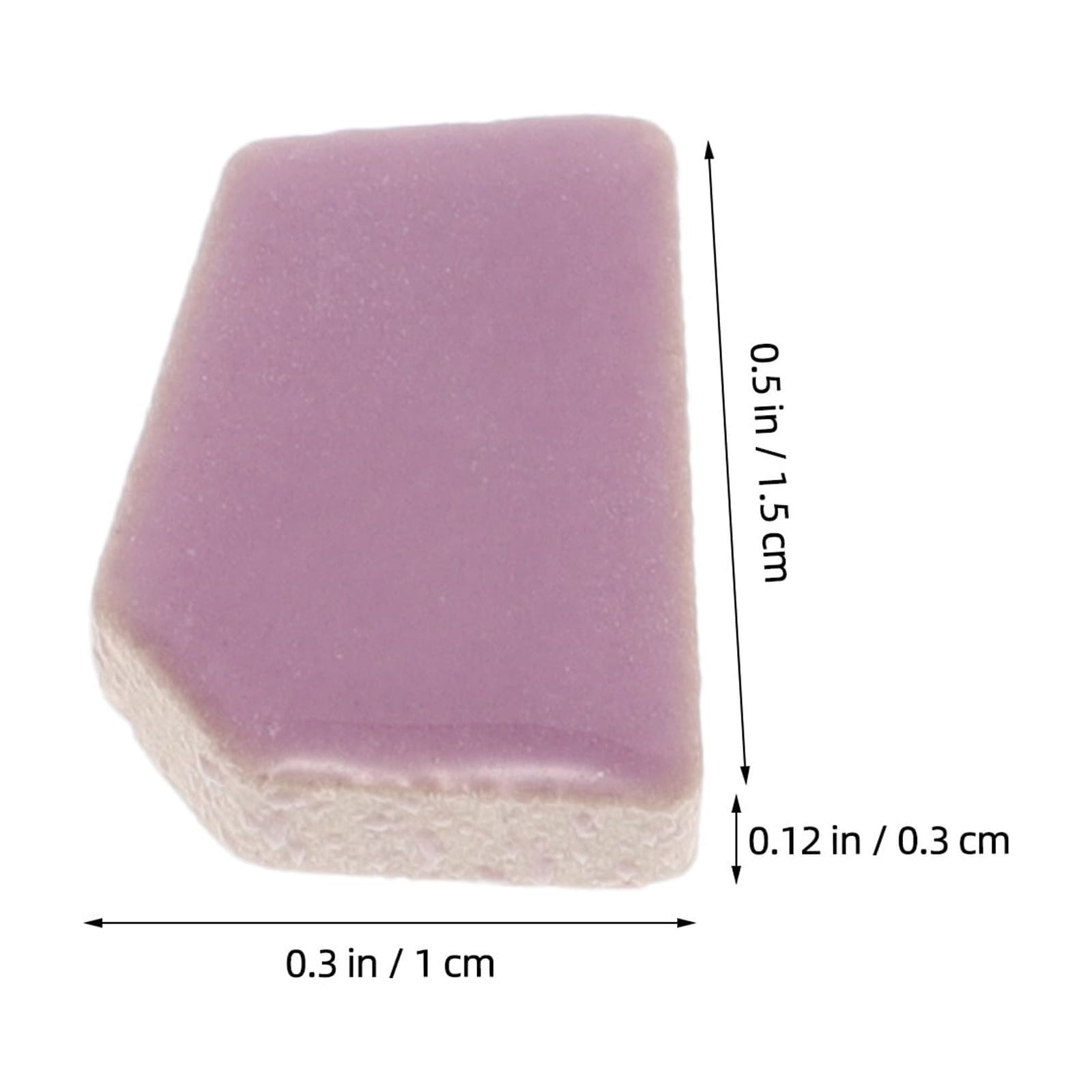 PENIKOKO 1Set Creative Ceramic Tiles for Crafts Multi Color Irregular Pieces Durable DIY Home Decor Material