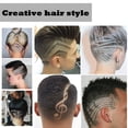 thumbnail image 3 of Hair Tattoo Trim Hair Razor Pen For Hair Design Stainless Steel Face Shaping Device, Engraved Pen/ 10 Blades/Tweezer Hair Styling Eyebrows Beards Razor Tool, 3 of 6