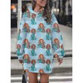 thumbnail image 4 of 2024 Nuevo vestido con capucha para mujer, vestido informal de calle de estilo minimalista, vestido de cumpleaños a la moda, top, sudaderas con capucha de anime 3d, 4 of 5