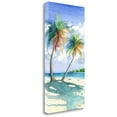 thumbnail image 1 of Tangletown Art, 40 x 20 "Palm Shadows " by Christine Reichow, Gallery Wrap Canva, 1 of 2