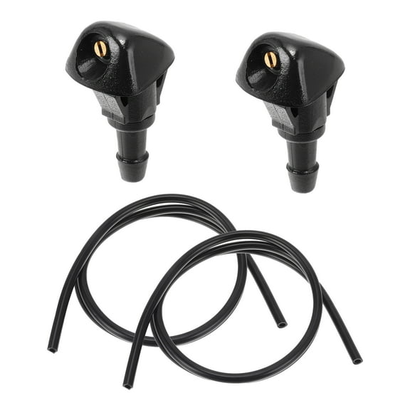 Unique Bargains Windshield Washer Nozzle Kit for Honda Civic 1992-2005 Windshield Spray Nozzles Wiper Spray Washer Jet No.76810SEAA01 2 Pcs 1 Meter Fluid Hose