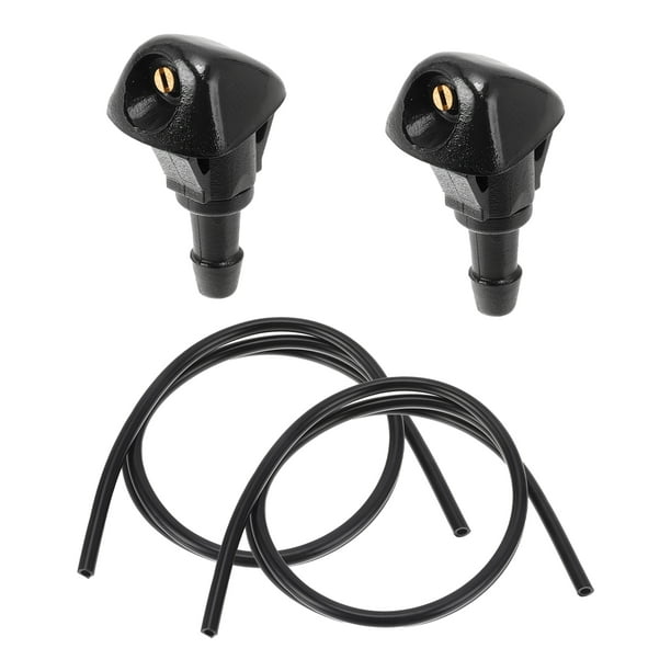 Kit de boquillas de lavado de parabrisas Unique Bargains para Honda Civic 1992-2005, boquillas de pulverización de parabrisas, chorro de lavado No.76810SEAA01, 2 piezas, manguera de fluido de 1 metro