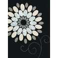 thumbnail image 2 of Design Show 25x32 Black Ornate Wood Framed with Double Matting Museum Art Print Titled - Symphony Of Blues II, 2 of 4