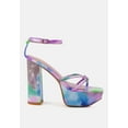 thumbnail image 6 of Prisma Tie-Dye High Platform Heeled Sandals, 6 of 11