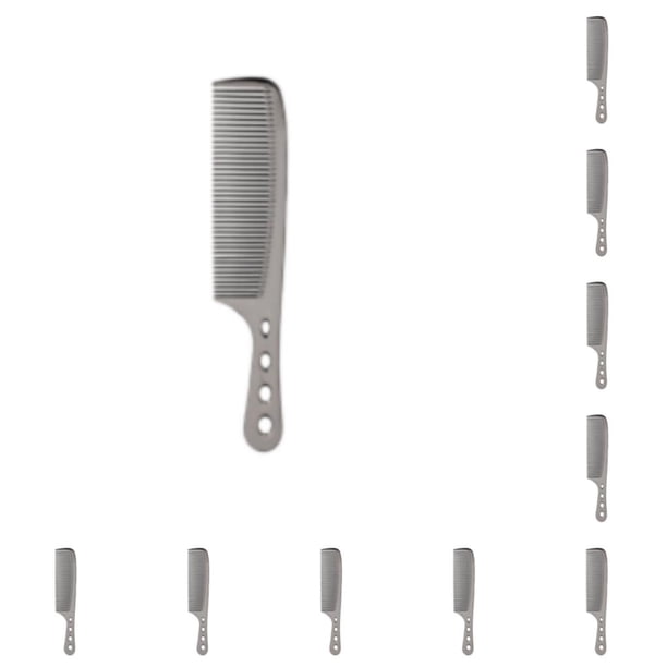 Qarigey Cepillo De Pelo Peine De Peluquería Duradero Y Antiestático Para Cabello Sin Encrespamiento s908:gris s908:gris 10Conjunto