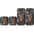thumbnail image 3 of Hinthetall Flower Print Handle Covers for Fridge and Microwave, 4 PCS Covers for Oven Fridge Microwave Handles Protect Microwave Oven Fridge Handles from Fingerprint Stains, 3 of 7