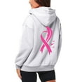 thumbnail image 3 of Breast Cancer Awareness Hoodies for Women 2025 Pink Ribbon Zip Up Graphic Hooded Sweatshirt with Pockets Jackets Coat, 3 of 6
