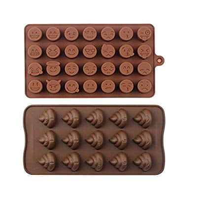 Silicone Diy Poo Cake Chocolate Candy Mold Beard Cookie Mould Decorating Tool C