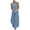 Sky Blue Womens Denim Dress Clearance, variant on BSDJILFG Denim Dresses for Women Summer Halter Sleeveless Tank Dress Crochet Boho Ruched Layering Maxi Swing Flowy Jean Dress Beachwear ,S-3XL