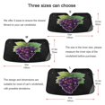 thumbnail image 4 of Iauyy Foldable Windshield Sun Shade for Cars, Interior Sun Protection for car UV Protection for Sedan/SUV/Truck, (S/M/L) Smooth Purplish Red, 4 of 8