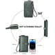 thumbnail image 4 of Cartera RFID TFKGS de piel suave para mujer, plegable, verde con teléfono, 4 of 9