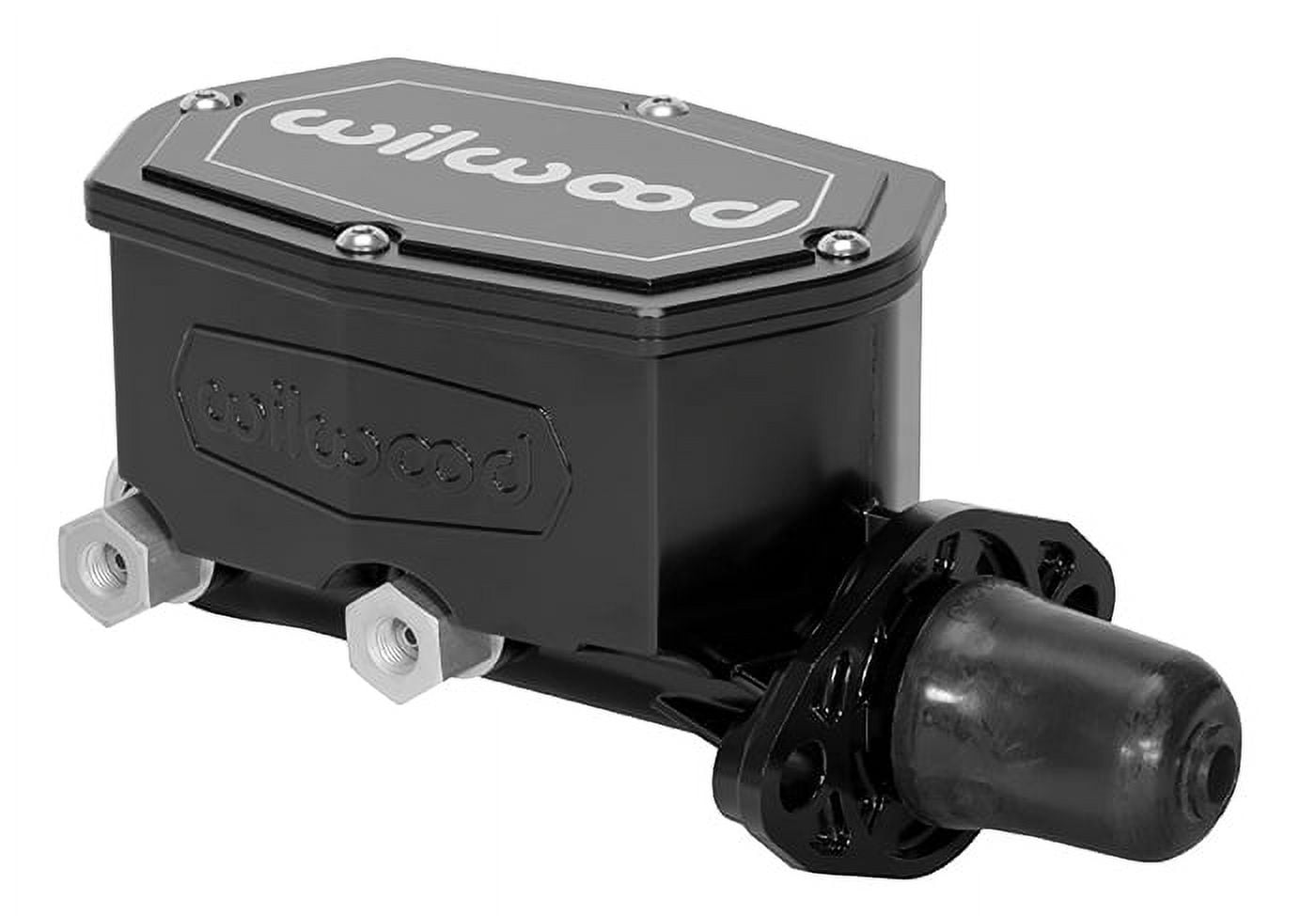 Wilwood Master Cylinder Tandem Compact 1.12in Dia Black