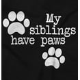 thumbnail image 2 of Siblings Have Paws Funny Animal Pet Toddler Boy Girl T Shirt Infant Toddler Brisco Brands 12M, 2 of 6