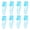 Transparent Blue, variant on Single Hole Bunion Corrector, Big Toe Overlap Separator, Silicone Toe Spreader, Soft SEBS, 8PCS