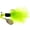 Chartruese/Black/Chartruese, variant on Road Runner Marabou Underspin Jig Chartruese/Black/Chartruese 1/4 oz