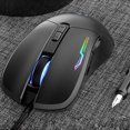 thumbnail image 2 of Ratón Gamer G90 - 7 Botones Programables, 4 Niveles DPI (800-3200), Luz RGB de 6 Colores, Diseño Ergonómico, Plug & Play - Color Negro, 2 of 6