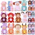 thumbnail image 1 of Mini Reborn Baby Doll Hanaive de 4 pulgadas con ropa, juego de 12, 1 of 7