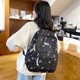thumbnail image 5 of La Escuela Informal Laptop Mochila para Estudiantes Mujeres Floral Gran Capacidad Al Aire Libre Acampar Bolsas Picnic, 5 of 9