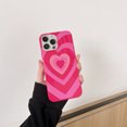 thumbnail image 4 of Estuche blando JAMW para iPhone 13 Pro Max TPU suave rosa con patrón de corazón, 4 of 5