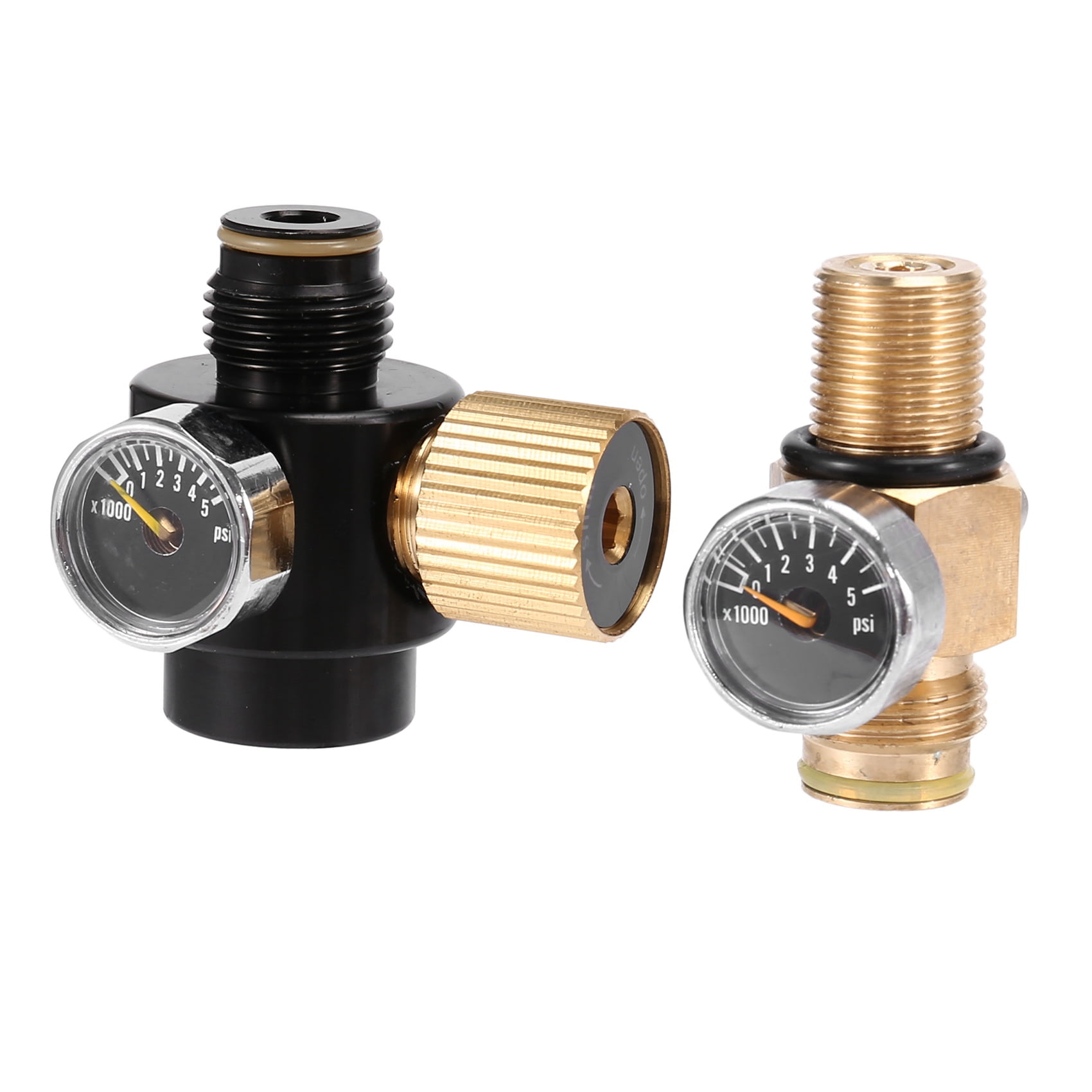 Aopkeo Valve de régulation HPA pour paintball, airsoft, PCP, air comprimé CO2, bouteille de réservoir d'azote 4500 psi, entrée, sortie 800 psi 1800 psi 2200 psi (sortie 1800 psi 5/8-18UNF