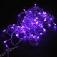thumbnail image 3 of Tira de luces LED decorativas de 10 m, 110 V, 100 LED, 8 modos, para Navidad, bodas y fiestas (luz morada) (enchufe estadounidense), 3 of 7