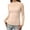 Beige, variant on Telankuip Long Sleeve Lace Neck T Shirts for Women Casual Stretchy Solid Color Basic Tee Shirts 2025 Fashion Long Sleeve Thin Pullover Tops for Daily Wear White XL