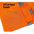 thumbnail image 3 of RK Safety High Visibility Safety Vest with Reflective Strips and Pockets - ANSI Class 2 - Neon Orange / 4XL, 3 of 6