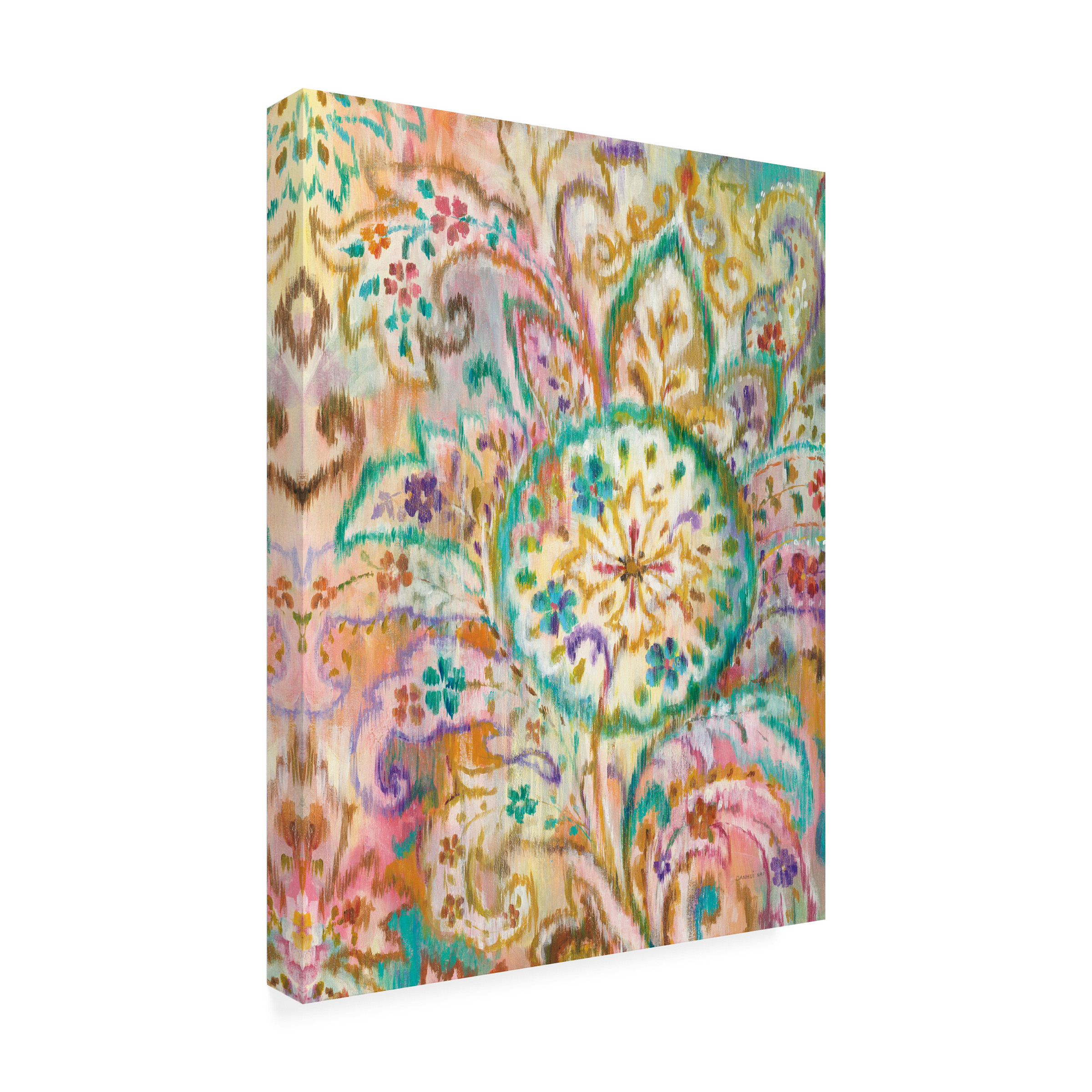 Trademark Fine Art 'Boho Paisley I' Canvas Art by Danhui Nai