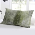 thumbnail image 4 of Sage Green Gray Throw Pillow Cover Case, Couch Sofa Bed Pillowcase, Soft Decorative Lumbar Pillow Protector, Farmhouse Chic Modern Abstract Art 16x24Inch Reversible Pillow Shams with Zipper, 4 of 6